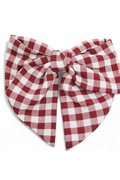 Game Day Checkered Hair Bow