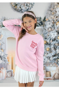 Candy Cane Club Embroidery Sweatshirt