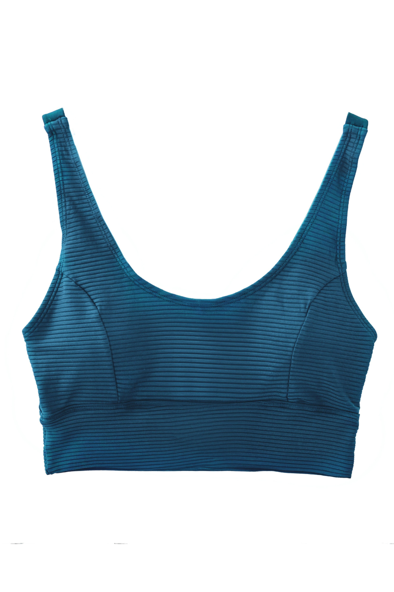 Coastal Flat Rib Avant Crop Top by Nani