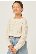 Girls Popcorn Sweater