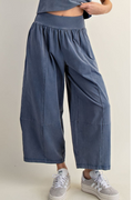 The Amelia Mineral Washed Wide Leg Pant