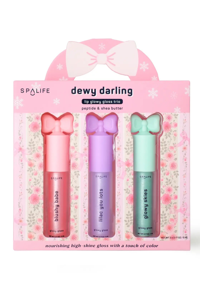 Dewy Darlin' Lip Gloss Trio Gift Set by My Spa Life