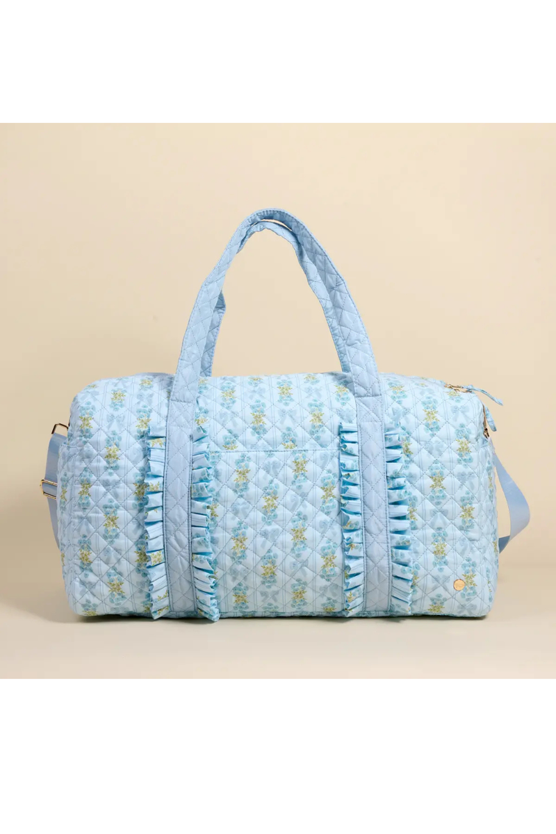 On-The-Go Quilted Weekender Bag–Oh So Fancy Blue