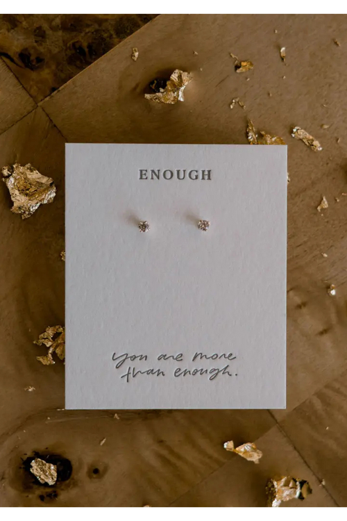Enough Earring Studs