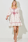 The Abby Flower Mini Dress