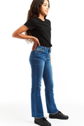Girls High Rise Bootcut With Frey Hem by Tractr