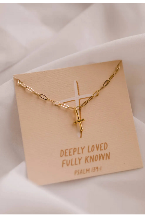 Deeply Loved Fully Known Charm Necklace