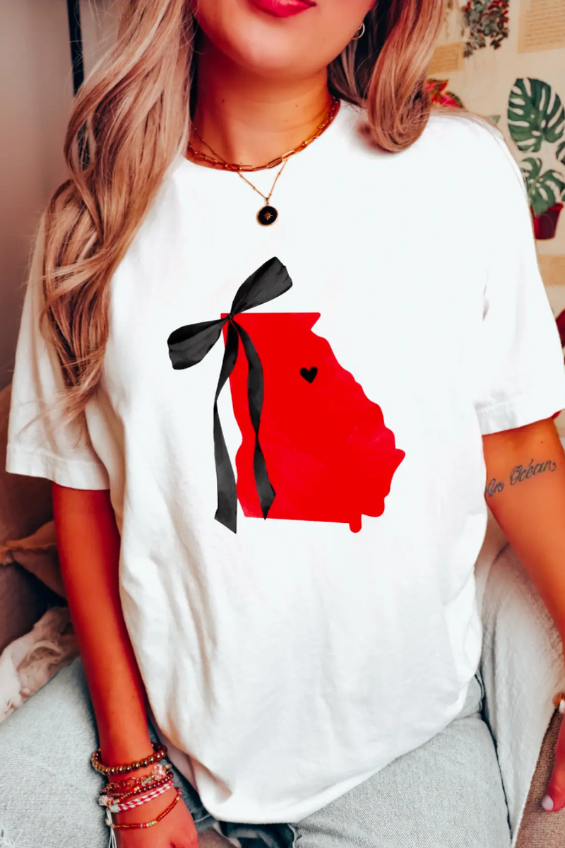 Coquette Georgia State Graphic Tee