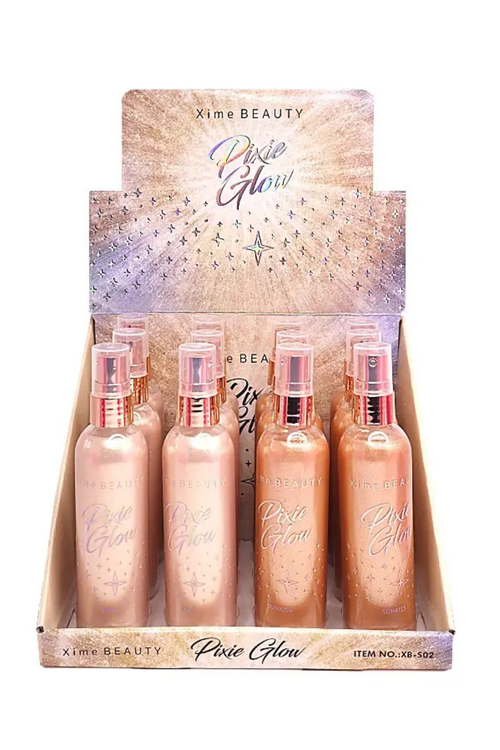 Pixie Glow Gold Body Shimmer Spray