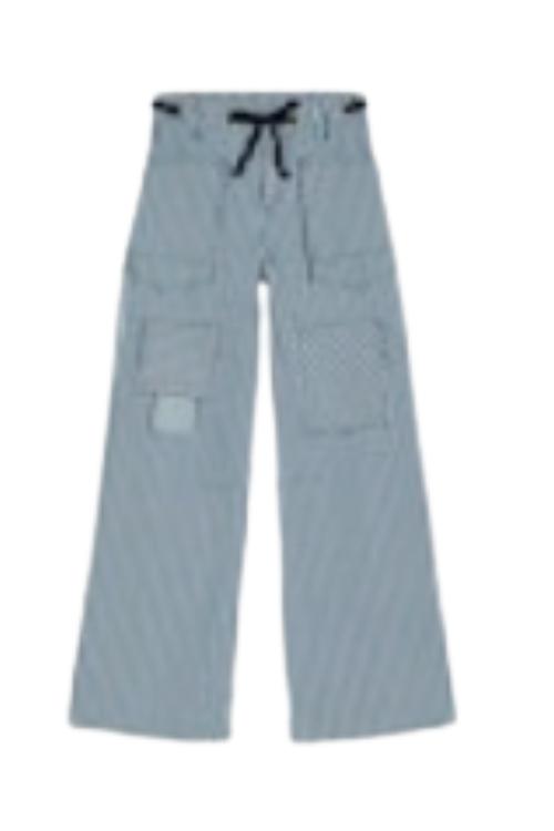 Tractr Girls Stripe Wide Leg Pant