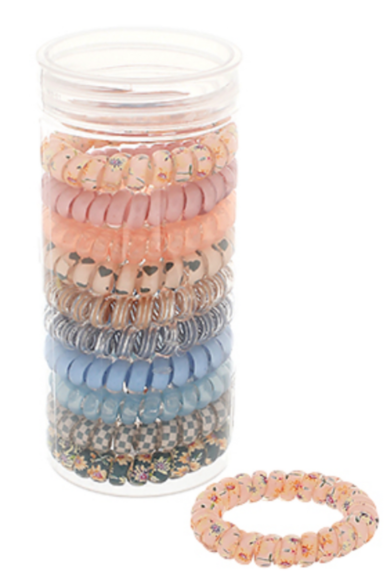 Spiral Hair Tie Set
