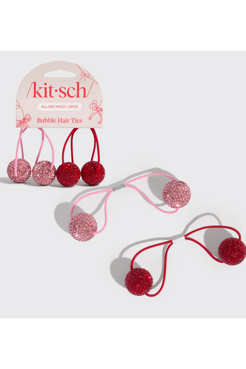 Holiday Bubble Hair Ties