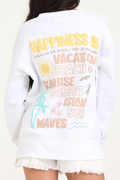 Happiness Oversized Pullover by Vintage Havana