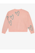 Boxy Hearts Sweater By TENLY