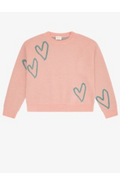 Boxy Hearts Sweater By TENLY