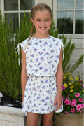 Helen Dress in Violet Roses by PLEAT