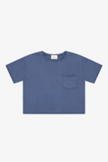 Cotton Jersey Raw Edge Pocket Tee By TENLY