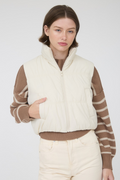 Nina Crop Puffer Vest