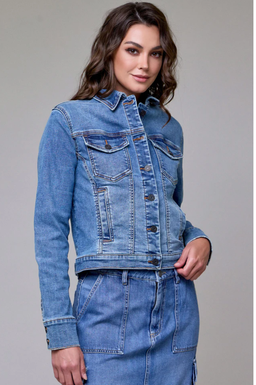 Rebel Fitted Trucker Jacket by HIDDEN