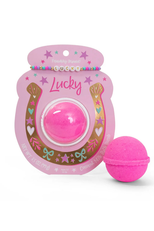 Friendship Bracelet Bath Bomb-Lucky
