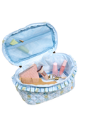 Glam & Go Quilted Cosmetic Bag–Oh So Fancy Blue