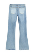 X Panal Flare Denim Pant By Tractr