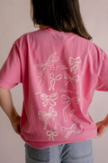 He Holds All Together In Pink Tee
