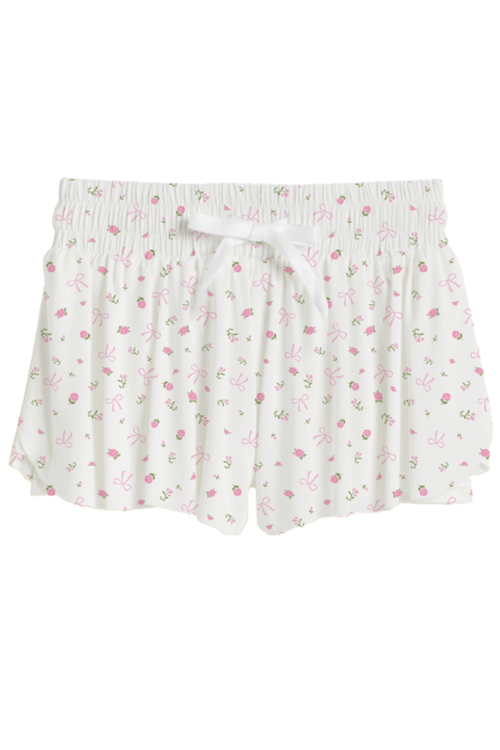 Pink Bow Butterfly Shorts by Suzette