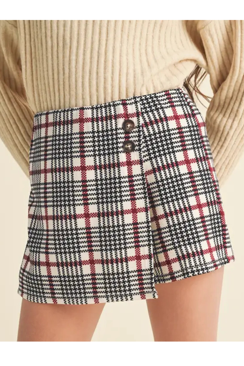Addison Plaid Skort