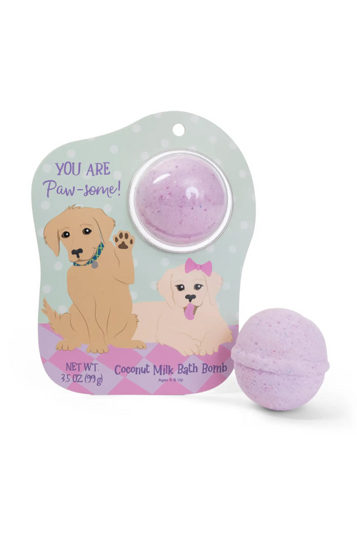 Golden Retriever Puppies Clamshell Bath Bomb