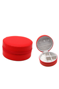 Round Travel Jewelry Case