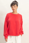 Kate Oversized Cross Detail Open Back Sweatshirt