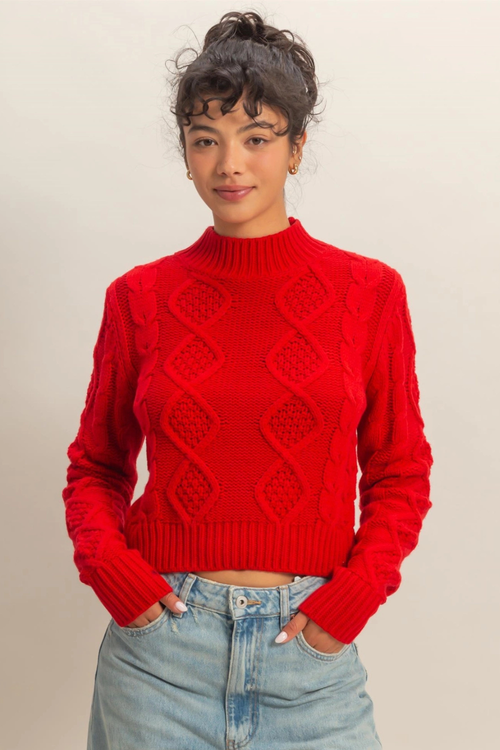 Annie Cable Knit Sweater