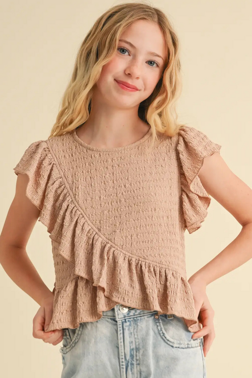 Ansley Ruffle Top