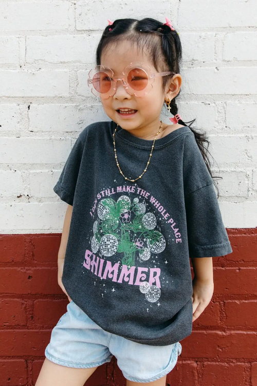 Girls Shimmer Graphic Tee