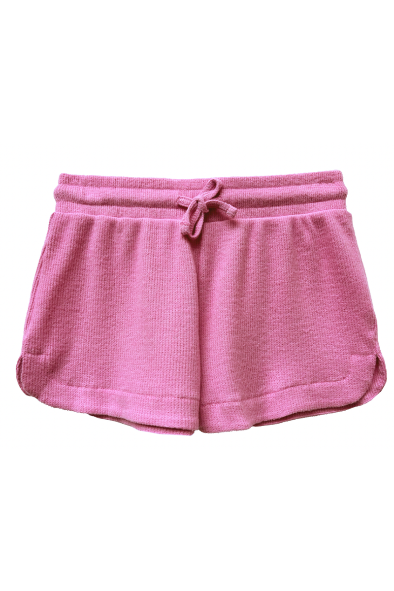 Girls Soft Waffle Short by Suzette