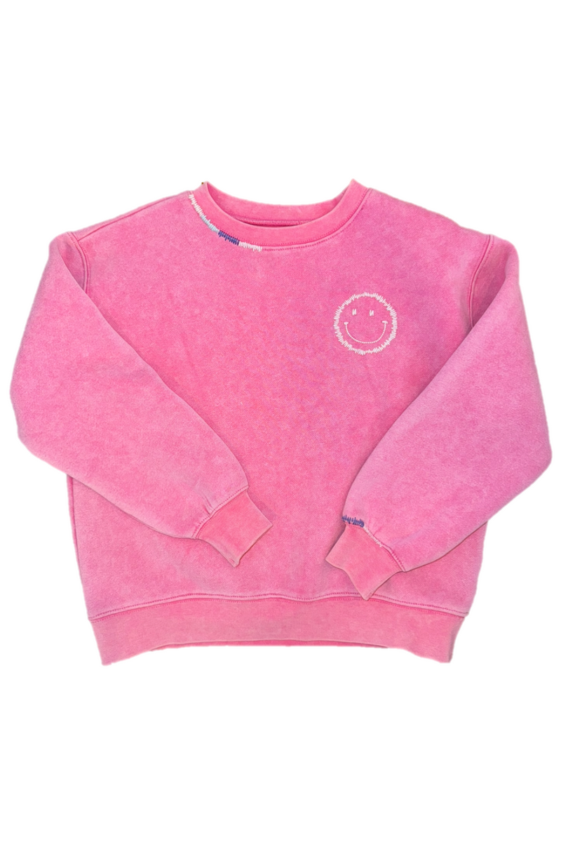 Smile Face Sweatshirt By Love Daisy