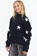 Star Printed Knit Sweater