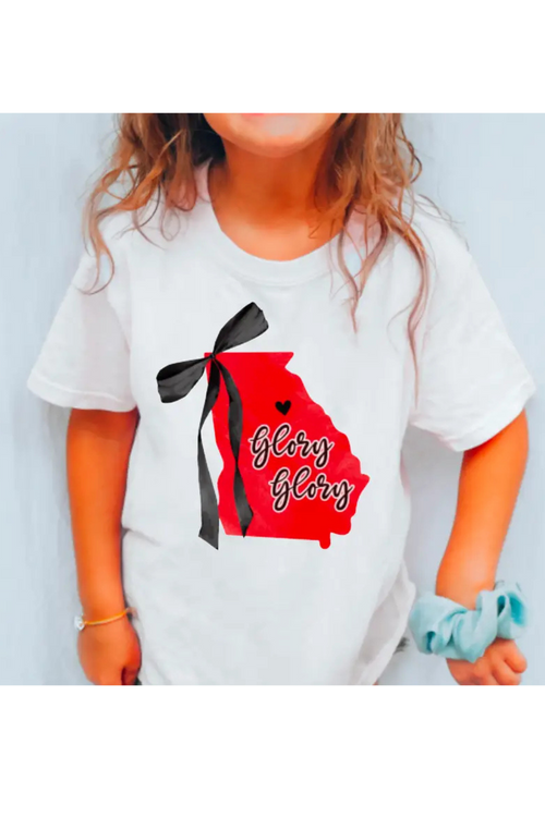 Youth "Glory Glory" UGA State Graphic Tee