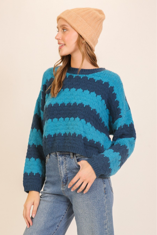 Allison Striped Sweater