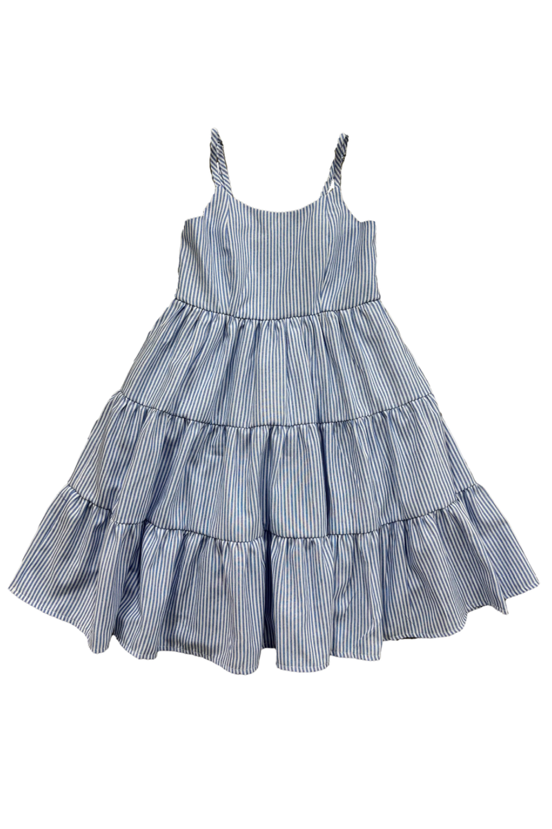 Libby Stripe Tiered Dress