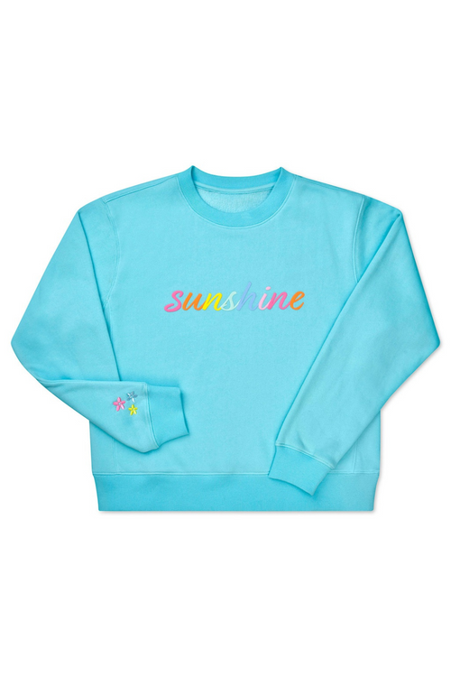 Sunshine Embroidered Sweatshirt by Iscream