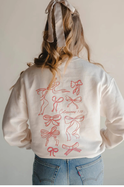 He Holds All Together Crew Neck Pullover