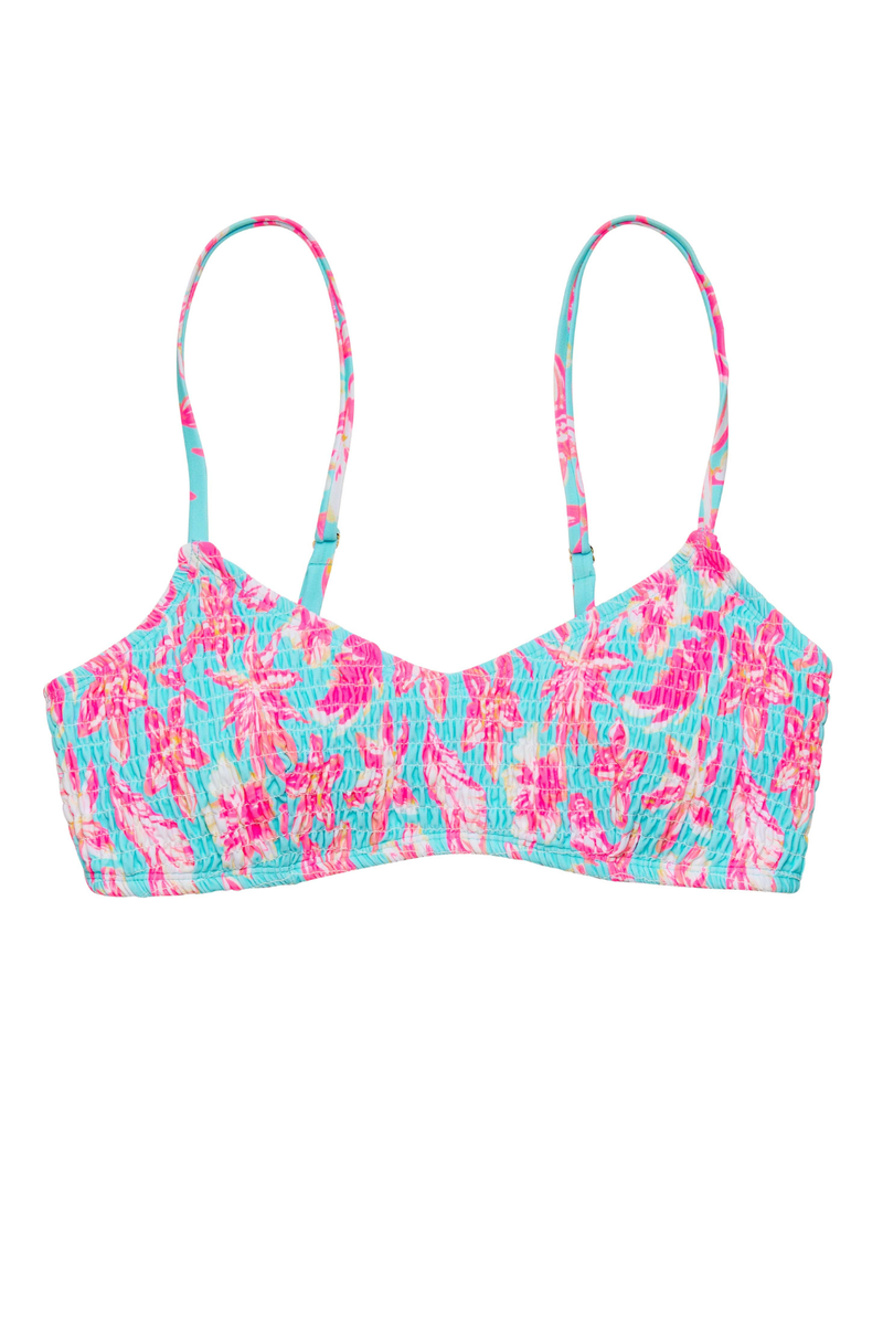 Juniors Tropicall Glow Bikini Top by Snapper Rock