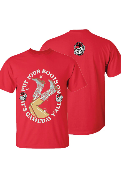 Georgia Boots Up Game Day T-Shirt