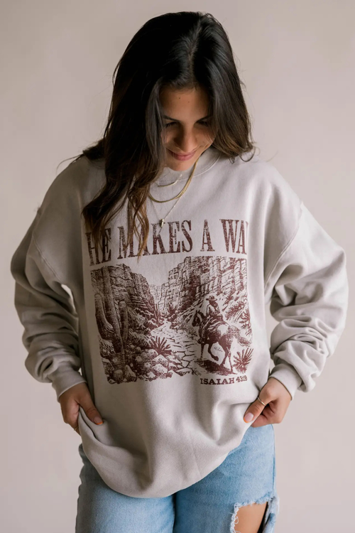 He Makes A Way Pullover