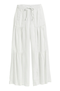 Drawstring Tiered Pull On Pant By Tractr