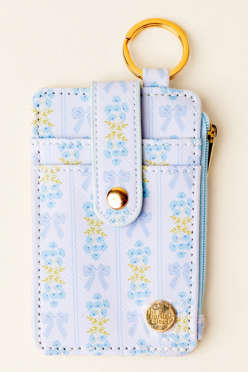 Keychain Wallet–Oh So Fancy Blue