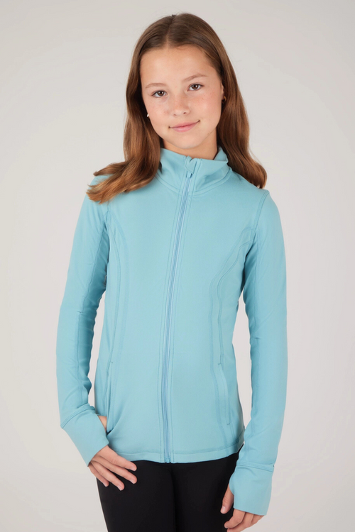 Girls Full Zip Active Jacket