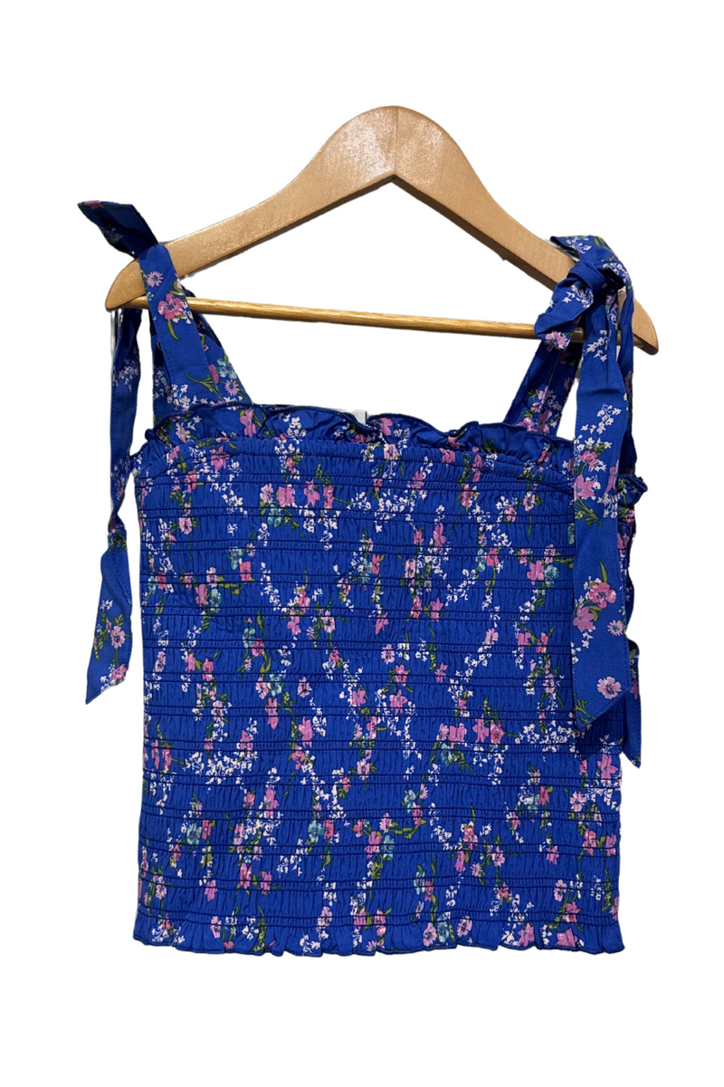 Tween Sunny Tie Top in Floral Cascade by Katie J NYC